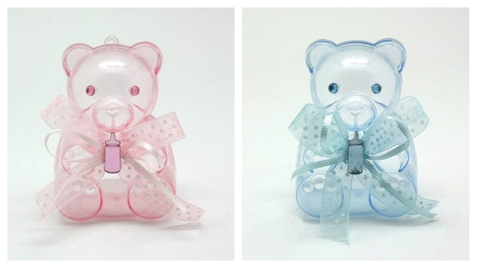 Caixa urso em acrilico 10 cm 1 Caixa urso em acrilico 10 cm 1