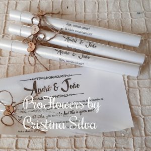 Convite romantico em tubo de ensaio 3