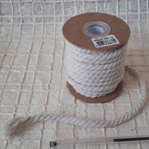 Cordão prateado 4mm 10 mt 1