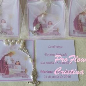 Bolsa de organza c/cartão de agradecimento e dezena Mod.c