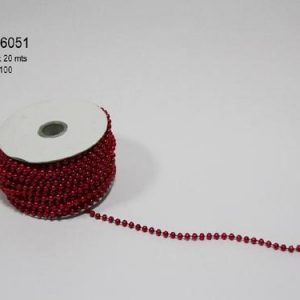Cordão perolas 5mm x 20mt