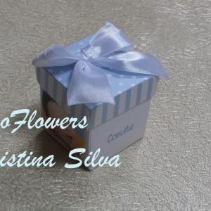 Convite caixa com impressão interior e exterior
