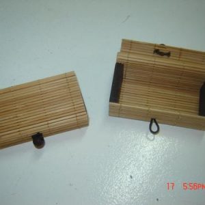 Caixa de bambu 9x5x3cm