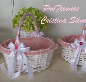 Cesta para brindes. Aprox. 35cm diametro