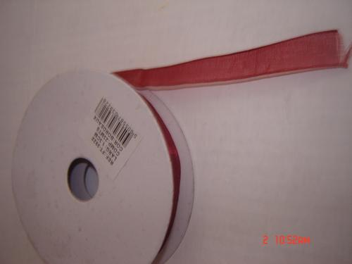 Fita organza 1,3cm 23mt Bordeaux Fita organza 1,3cm 23mt Bordeaux