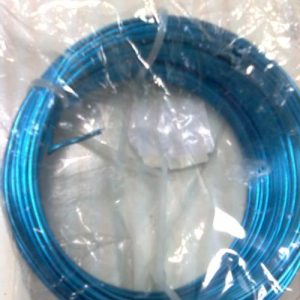 Arame aluminio 2mm 12mt Azul turquesa
