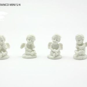 Anjo branco 3cm 4 posições sortidas