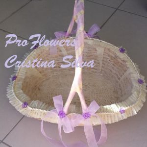 Cesta para lembranças oval aprox.35cm em qualquer cor