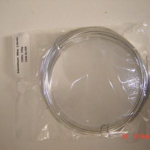 Arame aluminio 2mm 12mt Prateado