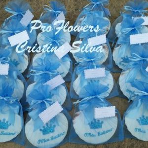 Concha com coroa para brindes de Batizado aprox. 10cm