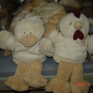 Galinha e galo pascoa 2 unidades