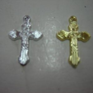Crucifixo só em ouro 2,5cm altura