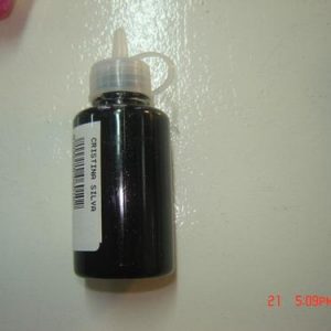 Cola c/glitter preto