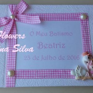 Livro de honra personalizado Menina 18x21cm