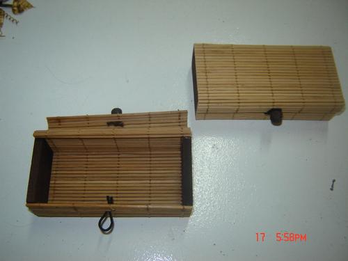 Caixa de bambu 12x6x3,5cm Caixa de bambu 12x6x3,5cm