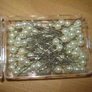 Alfinetes perola 100 un 8mm