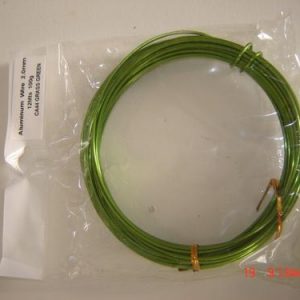 Arame aluminio 2mm 12mt Verde