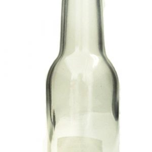 Garrafa vidro 100ml 14,2 x 4,3cm