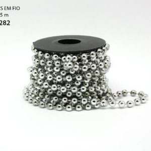 Cordão de pérolas 5mm x 5mt