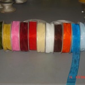 Fita organza 25mm 23mt Branca