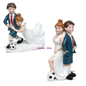 Noivos Futebol 15cm