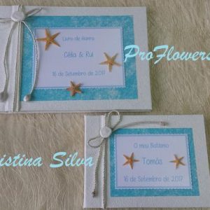 Livro de Honra Casamento 28x21 + Livro honra Batismo 21x16