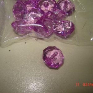 Perola em acrilico 13mm 12uni lilas