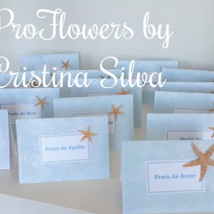 Marcadores de mesa personalizados ao tema 2