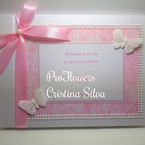 Livro de honra personalizado Borboletas 3