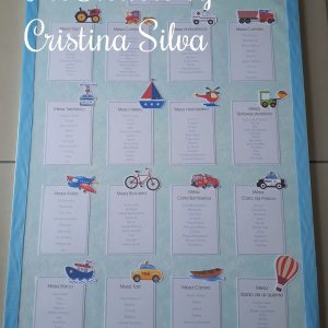 Placard para batizado
